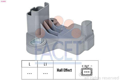 Facet 9.0602 Motor Speed Sensor Nemo Bipper P206 P207 P307 C1 C2 C3 Fiesta V/VI Fusion 1.4TDCI F — Vehicle Sensors & Switches