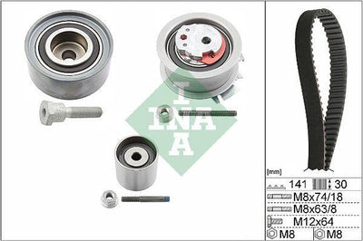 INA Excentric Tensioner Kit - Compatible with Golf V, Jetta III, Passat & More — Pulleys & Tensioners