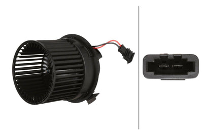 Hella 8EW366400-861 Heater Motor Clio IV 12 > Symbol III 14 > Sandero II 12 > Logan Mcv II 13 > Logan II 12 — Heater & Blower