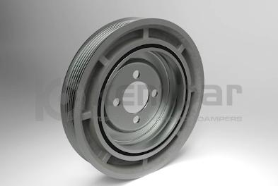 Kentpar 152 K257 01 Crankshaft Pulley Fiat Doblo/Linea/Fiorino/Punto/Egea/500, Opel Corsa/Astra H-J — Pulleys & Tensioners