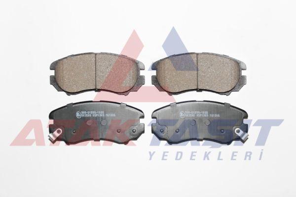 AP 05P1369 Brake Pad Front with Wear Indicator Chery Tiggo 7 Pro 23-/ Sonata IV 2.0i 01-04 / Sonata IV 2.7i V6 0 — Brake Pads