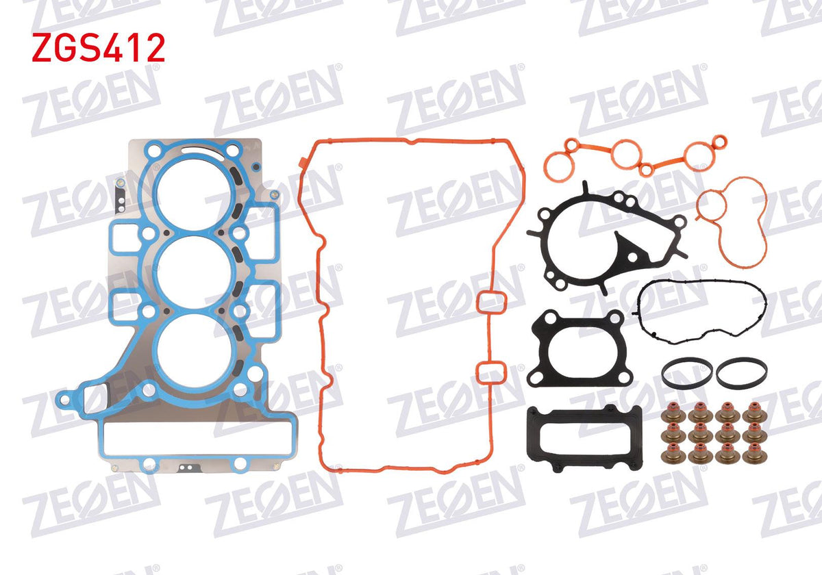 Zegen ZGS412 Upper Set Gasket without Seal Corsa F-Crossland X-Peugeot 301-208-2008 1.2 — Gaskets & Seals
