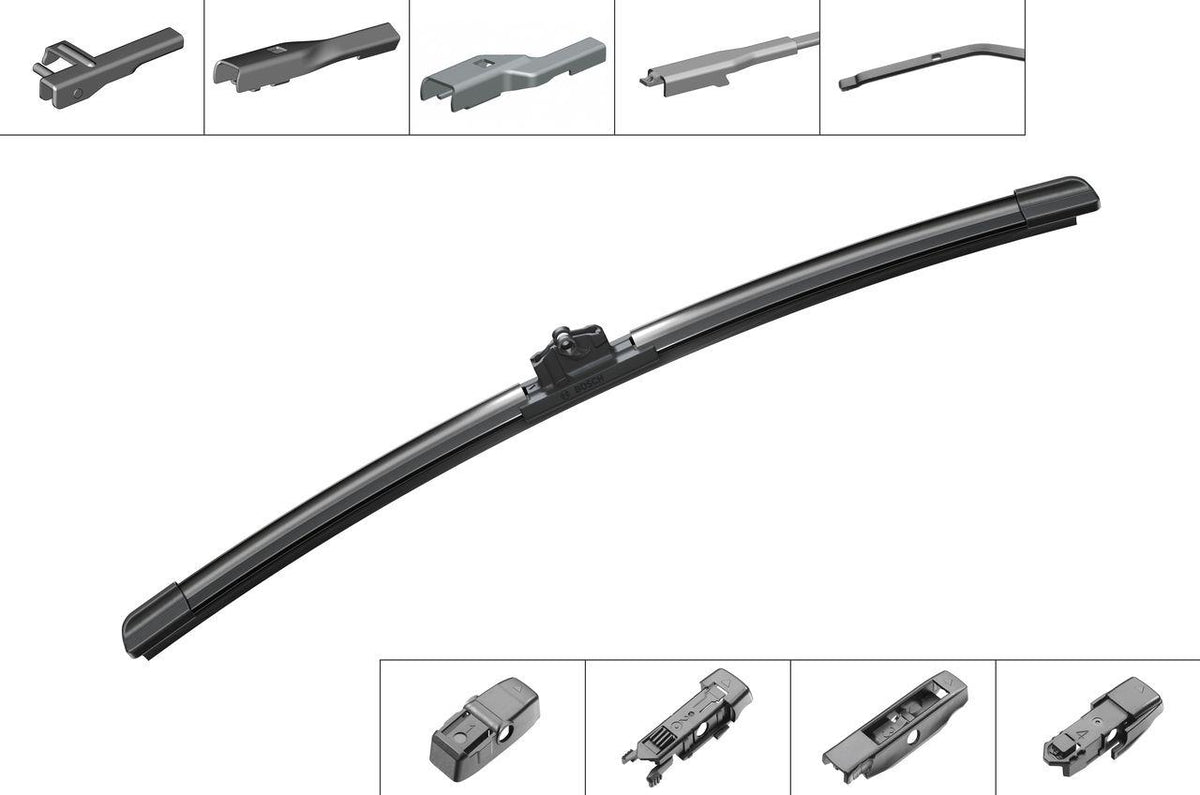 Bosch 3397006943 Wiper Blade Single 40Cm 06-Clio.III-Mgn-Lgn-Fluence-Traffic Aerotwin Plus — Wipers