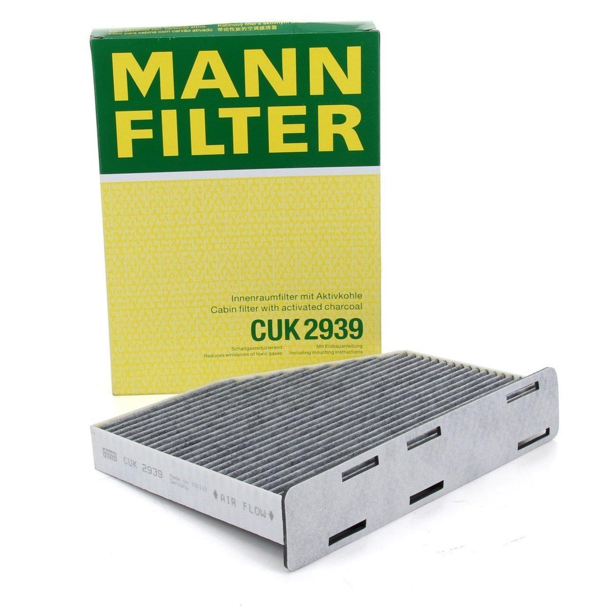 Mann Active Carbon Cabin Filter for Volkswagen Scirocco — Air & Cabin Filters