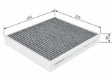 BOSCH 1987435502 - Activated Carbon Cabin Filter for Cars — Air & Cabin Filters