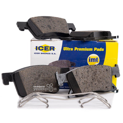 ICER 182245 Opel Astra K 1.4 Turbo-1.6 Diesel 300 mm Front Brake Pad Set