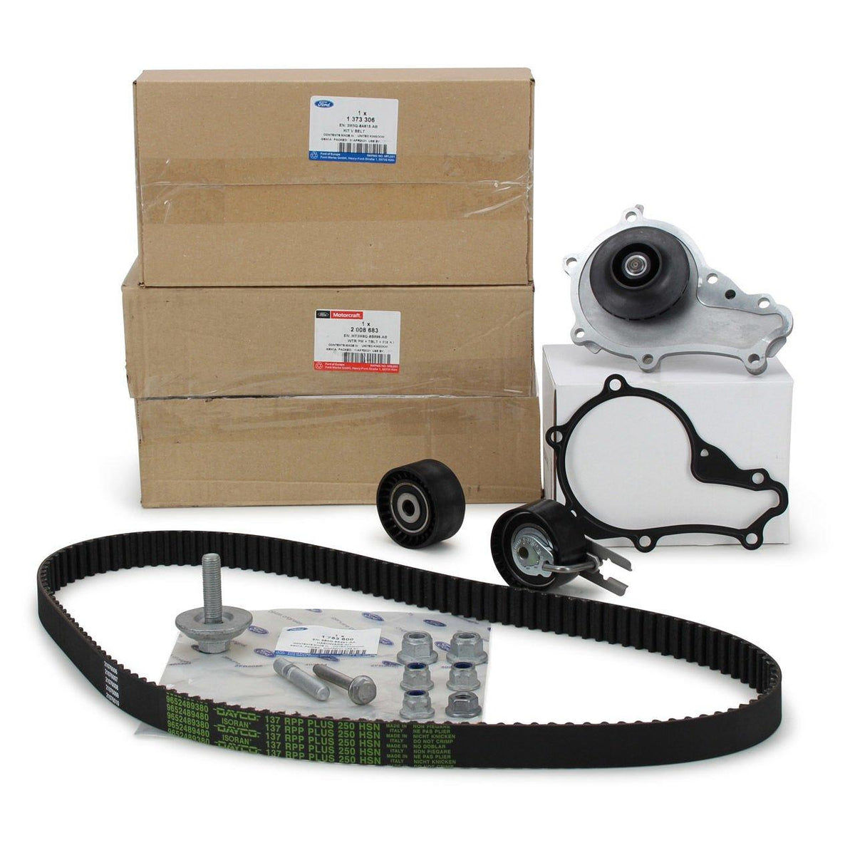 Ford Focus Timing Belt Set - Original Parts for 2005-2011 TDCI Engines — Belts