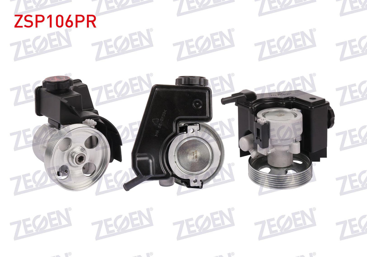 Zegen ZSP106PR Power Steering Pump 100 Bar with Pulley 114mm 6Pk Depolu Peugeot Partner 1.9 D 1996-200 — Steering Rack & Pump