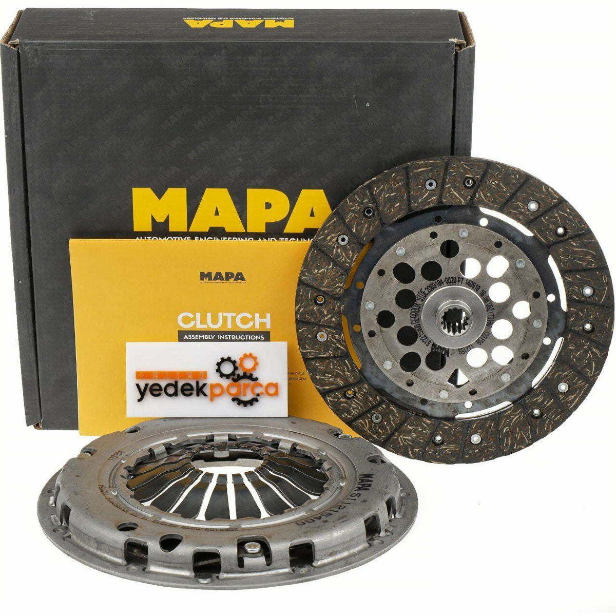MAPA Ford C-Max Clutch Kit - 1.6 Gasoline Engine — Clutch & Flywheel