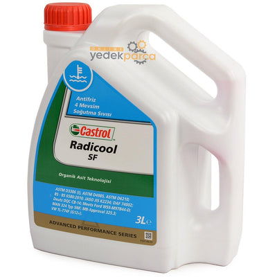 Castrol RAD-3 Radicool SF 3 Litre Red Konsantre Organik Antifiriz
