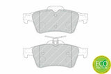FERODO FDB1766 Rear Brake Pad - Compatible with Laguna II III Vectra C Max Focus II — Brake Pads