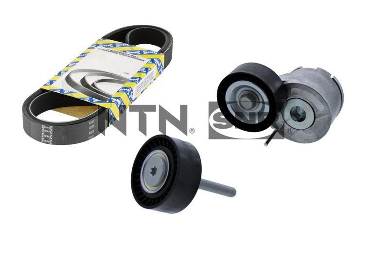 SNR KA85807 Alternator V Belt Kit Nemo Bipper 1.3Hdi 13-Fiorino 1.3 JTD with A/C — Belts