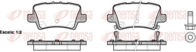 REMSA 1206.02 Brake Pad Civic VII 01 > 06 Xx — Brake Pads