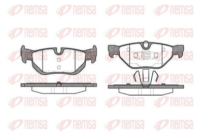 REMSA 1145.00 Brake Pad 1 Series E87 E82 E88 09 04 — Brake Pads