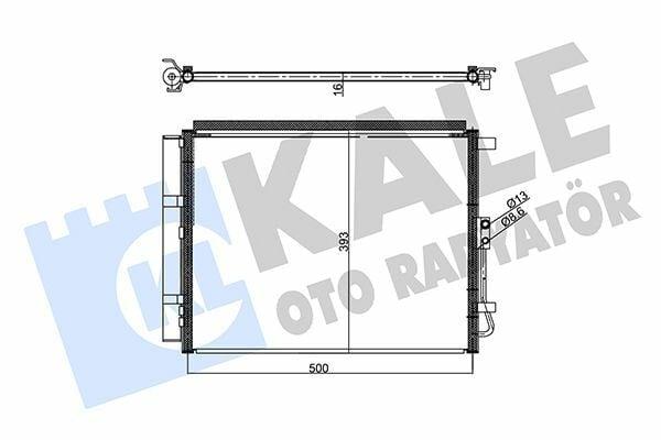 Kale Radiator 345410 - Complete Climate Radiator for Hyundai i30, Kia Ceed, Cerato — Radiators & Fans