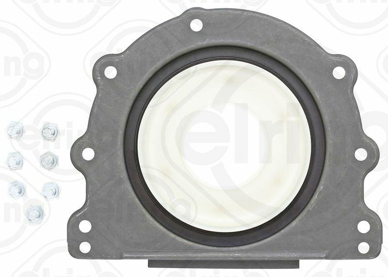 elring crank shaft seal complete view, elring crank shaft seal technical specifications ELRING Crank Shaft Seal 746.390 - Complete for 166 / 668 Models | Durable PTFE Material ELRING Crank Shaft Seal - Complete for Car Owners & Mechanics elring, crank-shaft-seal, car-accessories, mechanics-tools, automotive-parts, oil-seal, durable-material, 166-models, 668-models, ai-generated