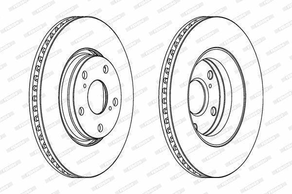 ferodo ddf1756 ventilated brake disc front view, ferodo ddf1756 brake disc technical specifications FERODO DDF1756 Ventilated Brake Disc for Avensis Verso | 295mm FERODO DDF1756 Ventilated Brake Disc - 295mm ferodo, ventilated-brake-disc, car-parts, braking-system, toyota-avensis, mechanics, car-owners, brake-disc, auto-repair, ai-generated