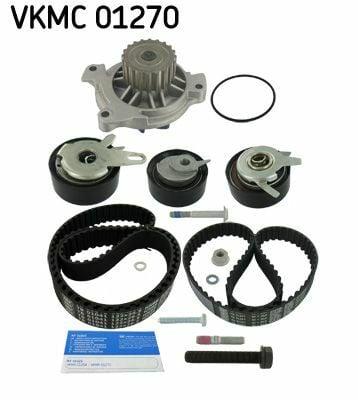 SKF VKMC01270 - Timing Belt & Water Pump Kit for 95-03 T.Porter T4 2.5Tdi 102Hp — Water Pump & Thermostat