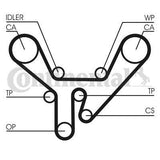 CONTINENTAL CTAM CT727 - Timing Belt Compatible with 1993-1995 Models — Belts