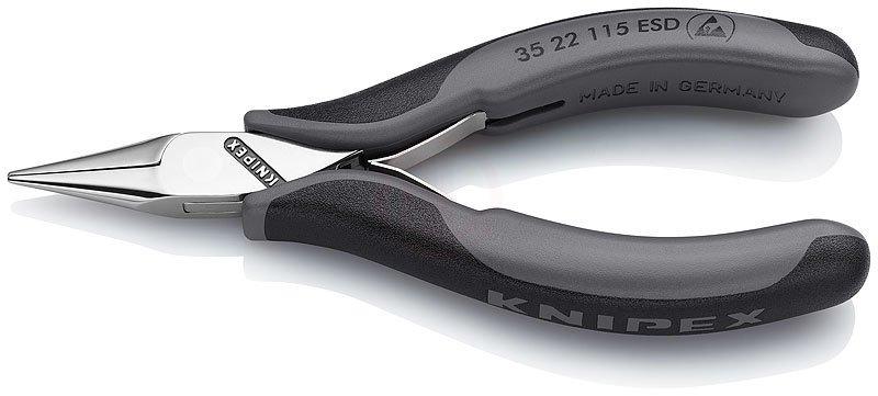 Knipex 35 22 115 ESD Electronics Long Nose Pliers 115 mm, ESD