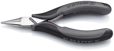 Knipex 35 22 115 ESD Electronics Long Nose Pliers 115 mm, ESD