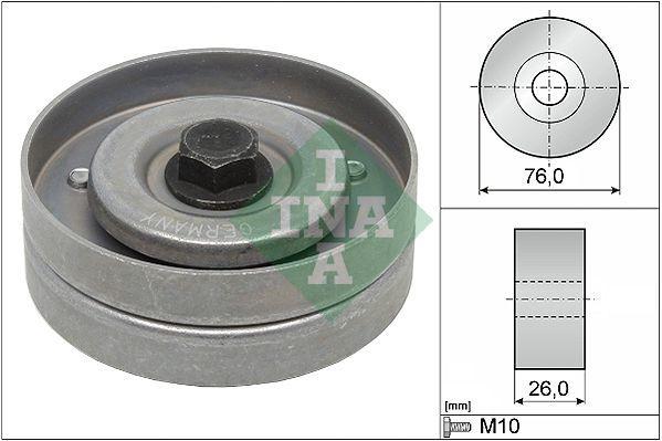 ina alternator belt tensioner pulley front view, ina alternator belt tensioner pulley top view INA Alternator Belt Tensioner Pulley - Compatible with Y17DT Corsa C | 76mm Diameter INA Alternator Belt Tensioner Pulley Y17DT Corsa C ina, alternator-belt-tensioner, y17dt-corsa-c, car-parts, automotive-repair, vehicle-maintenance, car-owners, tensioner-pulley, v-belt, ai-generated
