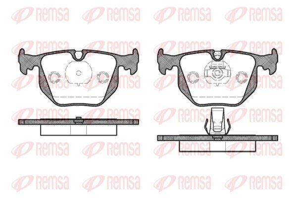 REMSA 0381.20 Brake Disc 3 Series E46 Compact Coupe Touring 0 — Brake Rotors & Drums