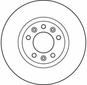 trw df6121 front brake disc view, technical specifications of trw df6121 brake disk TRW DF6121 Front Brake Disc - 283mm Diameter for 407 and Xm 92-94 | High-Performance and Reliable TRW DF6121 Front Brake Disc - 283mm Diameter trw, brake-disc, peugeot-407, Xm-92-94, ventilated, car-parts, automotive, braking-systems, car-owners, ai-generated