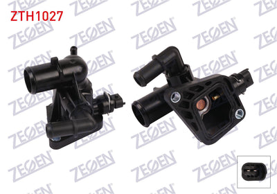 Zegen ZTH1027 Thermostat Complete with Switch 88 C Euro 5 Doblo 1.3 Mjt 2010-/ Egea 1.3 Mjt 2015-/ — Water Pump & Thermostat
