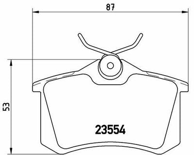 Brembo P68024 Brake Pads - VW Golf IV, V and 3 more models