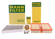 mercedes-e320-maintenance-filter-set, mann-brand-filters-for-mercedes-e320 Mann Mercedes E320 Periodic Maintenance Filter Set | Oil, Air, Carbon Cabin Mercedes E320 Maintenance Filter Set - Mann Brand mercedes, e320, maintenance, filter-set, mann, oil-filter, air-filter, cabin-filter, car-enthusiasts, ai-generated