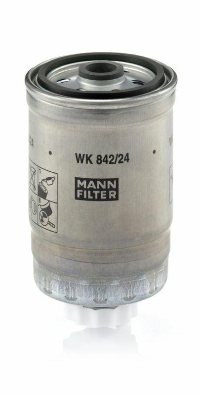 MANN WK842-24 Fuel Filter - Compatible with Saab 1.9 TID — Fuel Delivery
