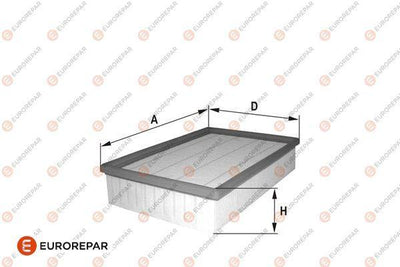 Eurorepar 1680349180 Air Filter Mokka X A14net A16xer B16dth 13- — Air & Cabin Filters