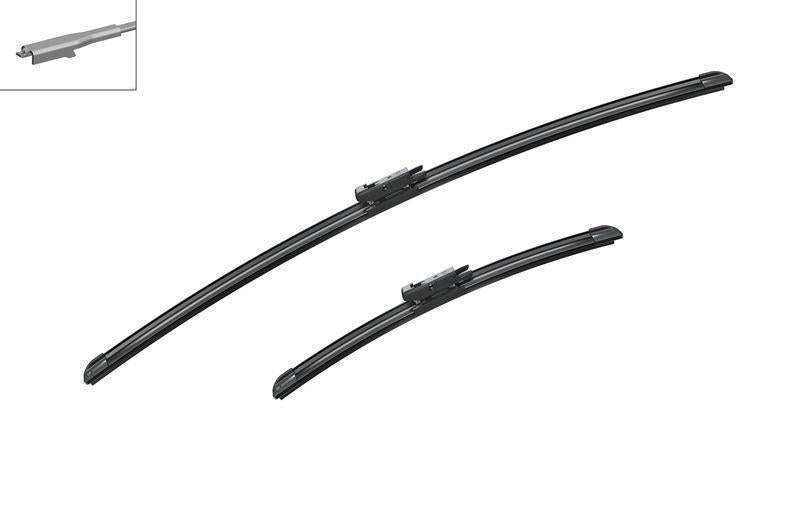 BOSCH 3397014078 - Windshield Wiper Set 70 + 38 cm for Left-Hand Drive Vehicles — Wipers