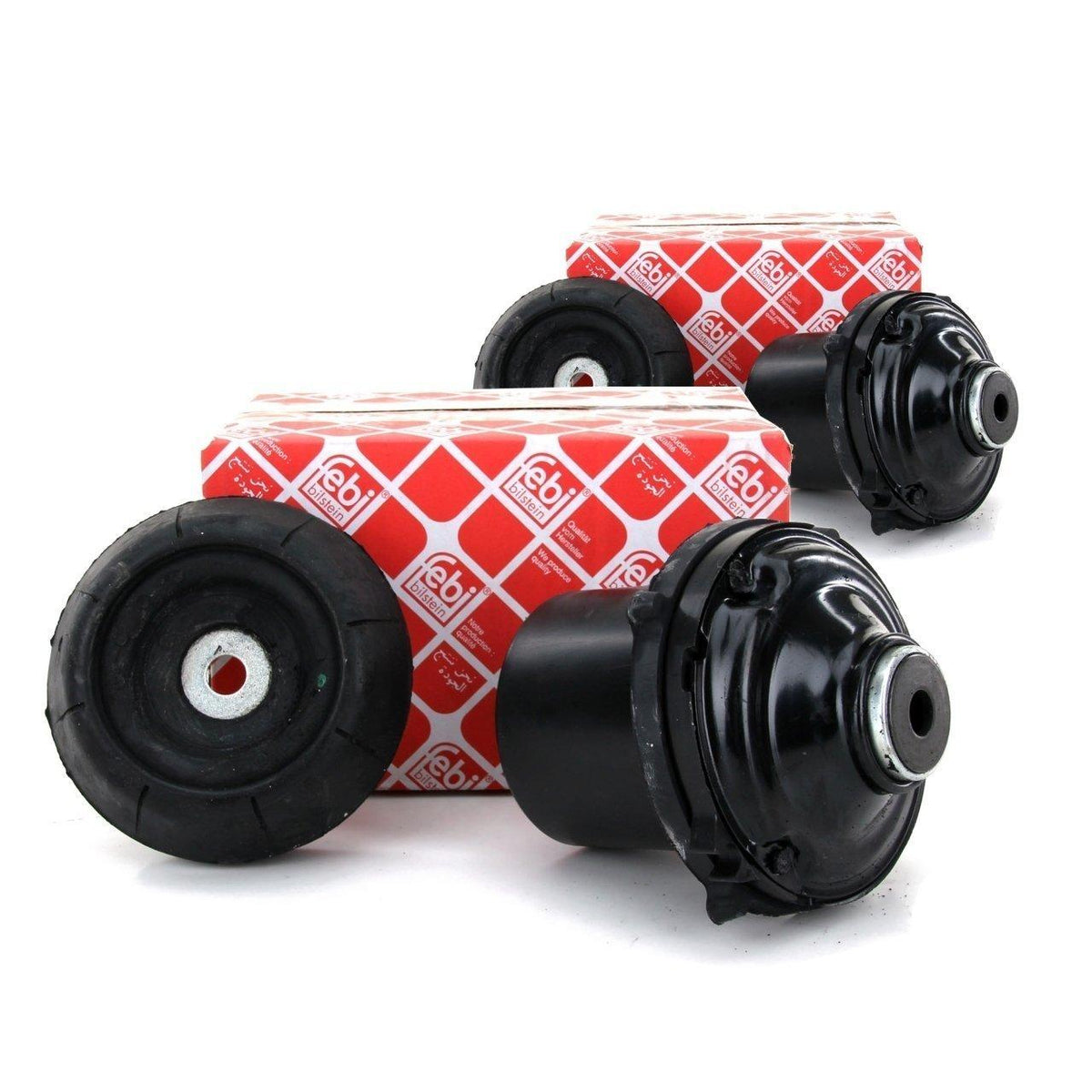 FEBI BILSTEIN Opel Corsa C Shock Absorber Mount Set - 2 Team Compatible with All 2003-2006 Models — Bushings & Mounts