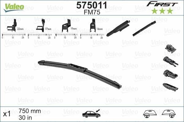 valeo-575011-wiper-blade, valeo-wiper-blade-30-inch-classic VALEO 575011 | Wiper Blade 30 Inch Classic Multi-Clip for Car Owners VALEO 575011 Wiper Blade Classic Multi-Clip 75cm valeo, wiper-blade, classic, multiclip, car-owners, automotive, 30-inch, sbr-material, high-performance, ai-generated