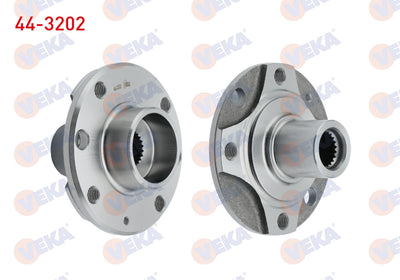 Veka 44-3202 Wheel Hub Left-Right Front without Bearing Opel Vectra B 1.6i 4 Lug 1995-2003 — Hub Assemblies