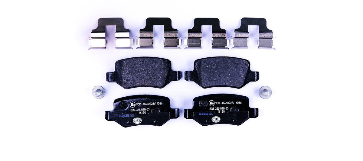 Hella 8DB355018-531 Brake Pad Rear W168 97 > 04 W169 04 > 12 W245 08 > 11 Vaneo 414 02 > 05 — Brake Pads