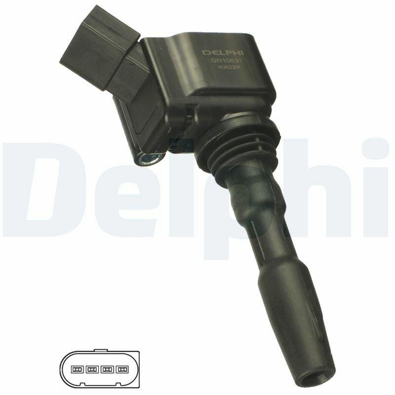 Delphi Ignition Coil GN10631-12B1 for Golf VII, Polo, Jetta 1.2-1.4 TSI — Coils & Plugs