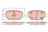 TRW Brake Pad Front 17 for Opel Insignia B 2017 and On — Brake Pads