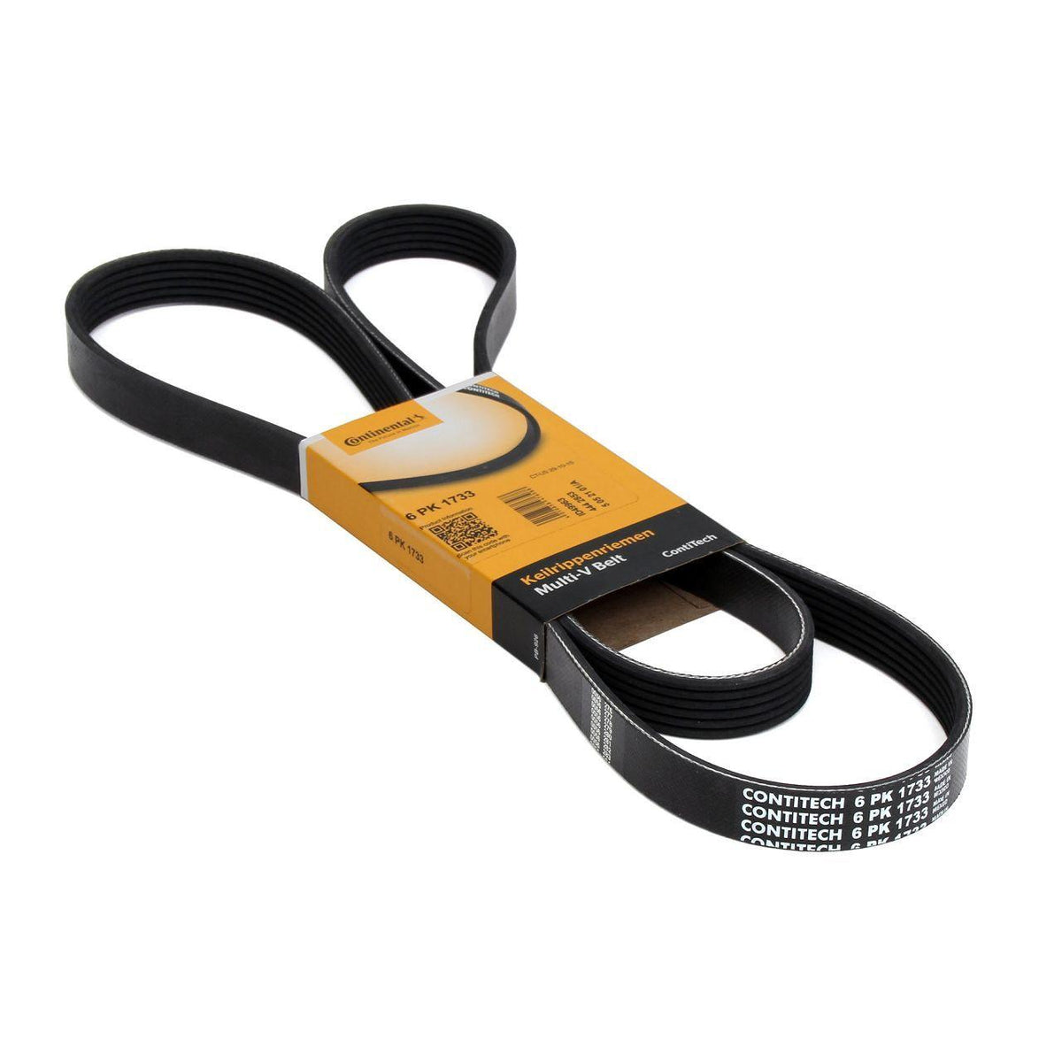 CONTINENTAL CTAM 6PK1733 Bmw E36 Body 316i M43 Motor V Belt with A/C — Belts