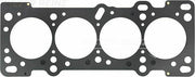 victor reinz cylinder head gasket for mazda 323, close-up of victor reinz 61-53125-00 gasket Victor Reinz Cylinder Head Gasket for Mazda 323 1995-1998 | 1.8L 16V Victor Reinz Cylinder Head Gasket for Mazda 323 1.8L victor-reinz, mazda-323, cylinder-head-gasket, auto-parts, engine-maintenance, mechanics, car-owners, gasket, car-repair, ai-generated