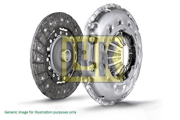 luk clutch set e-class w211, automatically adjusting clutch set 240 mm LUK Clutch Set for E-Class W211 (No Bearings) - Automatic Adjustment | 240 mm LUK Clutch Set for E-Class W211 2006-2008 luk, clutch-set, e-class, w211, s211, car-parts, mechanics, automotive, automatic-adjustment, ai-generated