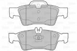 VALEO 670637 Rear Brake Pad Set - Compatible with 03-W211 E200-220-240 CDI — Brake Pads