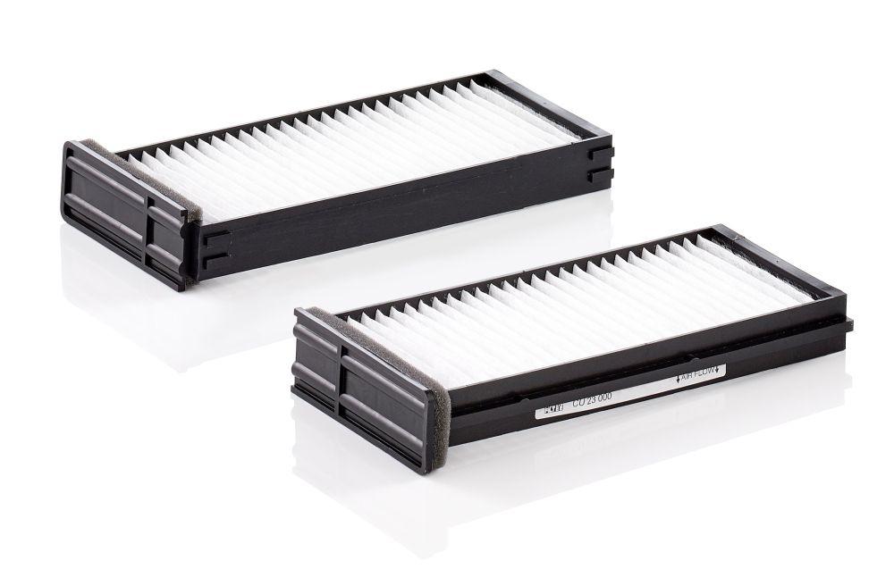Mann CU23000-2 Cabin Filter-(Twin-with Carbon)-(Mitsubishi Carisma 96 / 05 / Space Star 02 / 05 / Attrage 13 /)