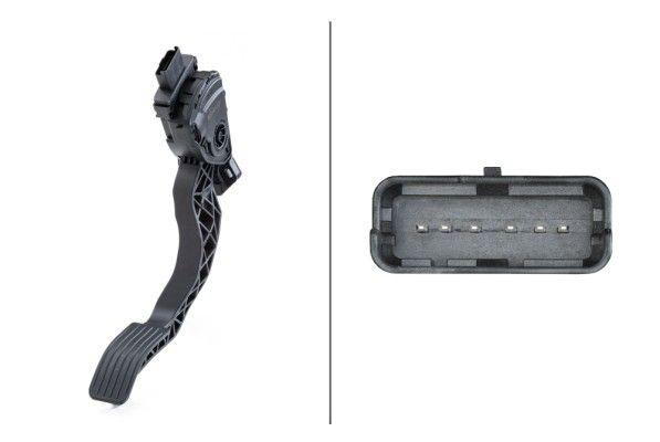 Hella 6PV009949-821 Gas Pedal Pozisyonu Sensor, Mechanical Ş., Citroen / Ds / Peugeot — Intake