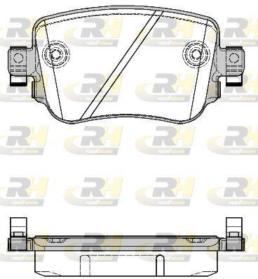 ROADHOUSE 21549.08 Brake Pad Rear Vag Sharan 10 > Caddy IV 15 > A1 10 > Q3 11 > /Alhambra 10 > Leon 12 > Octavia — Brake Pads