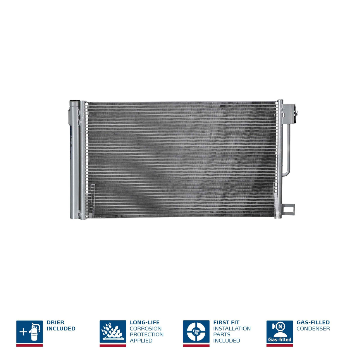 Nissens 94973 A/C Condenser Opel Corsa D/E, Adam 1.2-1.4 Gasoline — Condensers & Evaporators