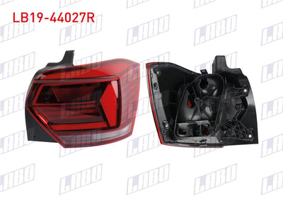 LABO LB19-44027R Tail Lamp Right without LED Volkswagen Polo VI (Aw1, Bz1, Ae1) 2018-2021