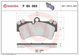 BREMBO P85065 Brake Pads - VW Touareg Q7 Cayenne 18